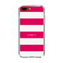 スリムプロテクションケース［ Big Border - Pink ］