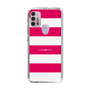 スリムプロテクションケース［ Big Border - Pink ］