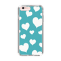 スリムプロテクションケース［ Dot Hearts - Blue ］