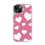 スリムプロテクションケース［ Dot Hearts - Pink ］