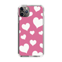 スリムプロテクションケース［ Dot Hearts - Pink ］