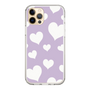 スリムプロテクションケース［ Dot Hearts - Purple ］