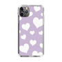 スリムプロテクションケース［ Dot Hearts - Purple ］