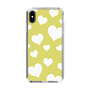 スリムプロテクションケース［ Dot Hearts - Yellow ］
