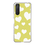 スリムプロテクションケース［ Dot Hearts - Yellow ］