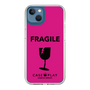 スリムプロテクションケース［ FRAGILE - Pink ］