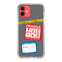 スリムプロテクションケース［ FRAGILE Stickers - Gray ］
