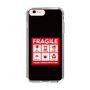 スリムプロテクションケース［ FRAGILE Sticker - Black ］