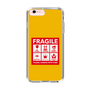 スリムプロテクションケース［ FRAGILE Sticker - Yellow ］