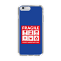 スリムプロテクションケース［ FRAGILE Sticker - Blue ］
