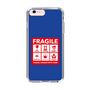 スリムプロテクションケース［ FRAGILE Sticker - Blue ］