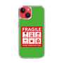スリムプロテクションケース［ FRAGILE Sticker - Green ］