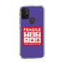 スリムプロテクションケース［ FRAGILE Sticker - Purple ］