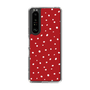 スリムプロテクションケース［ Drawing Dot - Red ］