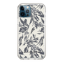 スリムプロテクションケース［ LAGUNAMOON - ボタニカルジャガード - White×Black ］