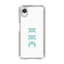 スリムプロテクションケース［ KKC - ロゴ - ホワイト ］